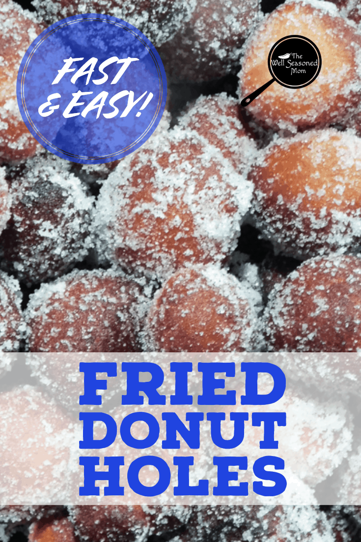 Fried Donut Holes Ridiculously Easy! The Well Seasoned Mom