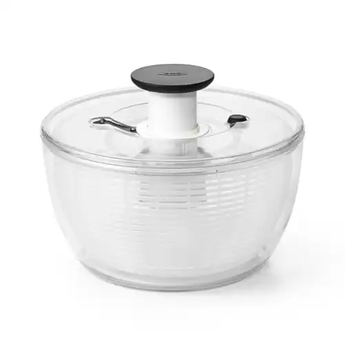 OXO Good Grips Large Salad Spinner - 6.22 Qt., White