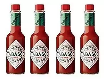 Tabasco Original Flavor Pepper Sauce 2 oz (Pack of 4)