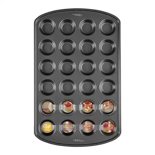 Wilton mini muffin pan, Silver