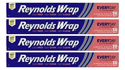 Reynolds Wrap Aluminum Foil (30 Sq Ft (Pack of 4))