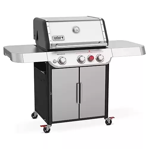 Weber Genesis S-325S Liquid Propane Gas Grill, Stainless Steel